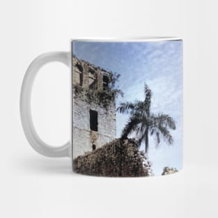 Colorized vintage photo of ruins of old Panama Mug